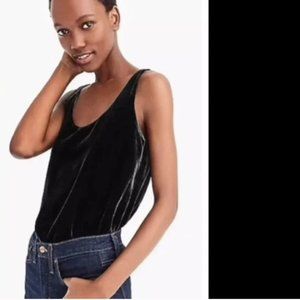 JCrew Black Velvet tank
